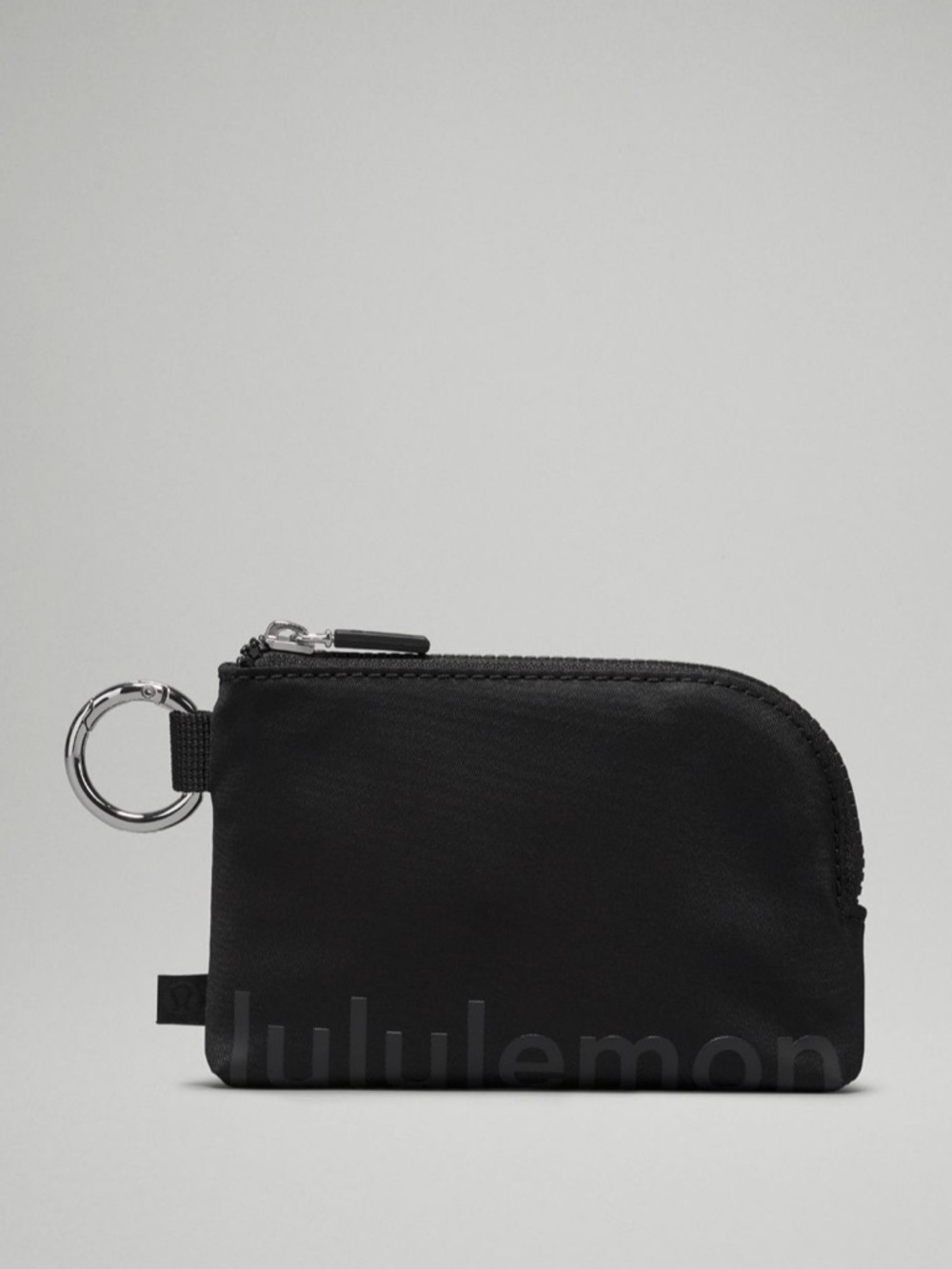 lululemon athletica Black Zip Key Coin Pouch NWT